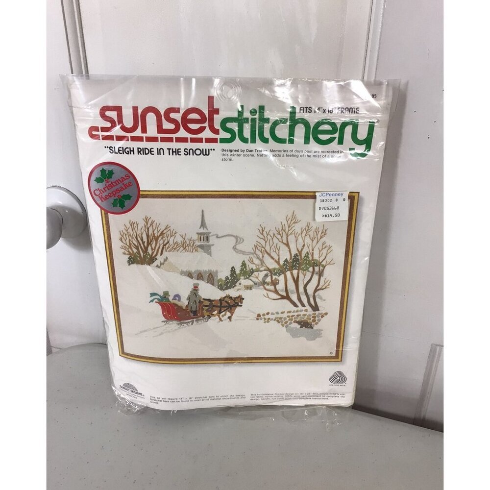 Christmas Cross Stitch Kit Winter Wonderland NEW